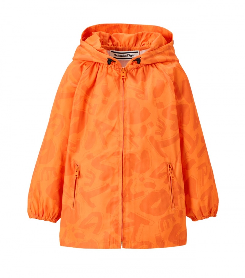 Kids\' Onitsuka Tiger Hoodie Orange | 40382-GWHJ