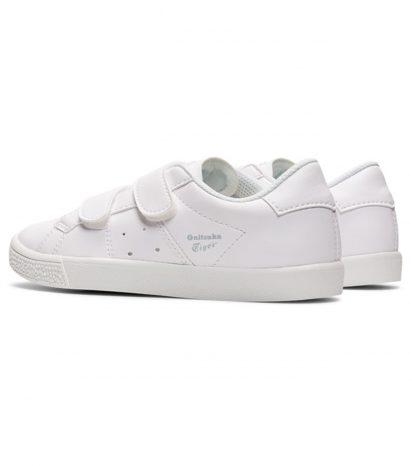 Kids' Onitsuka Tiger Lawnship Ps Low Tops White | 83761-VDNF