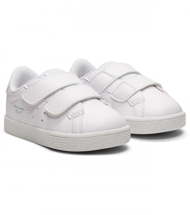 Kids' Onitsuka Tiger Lawnship Ts Sneakers White | 60957-LWHY