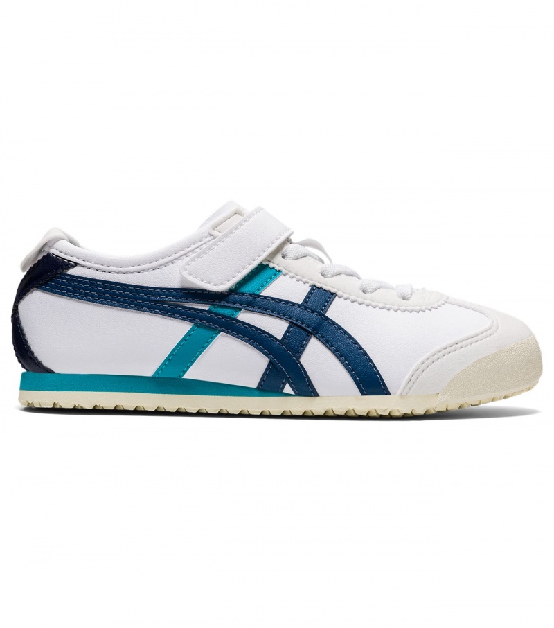 Kids\' Onitsuka Tiger Mexico 66 Mexico 66 White / Dark Grey | 74186-QURA