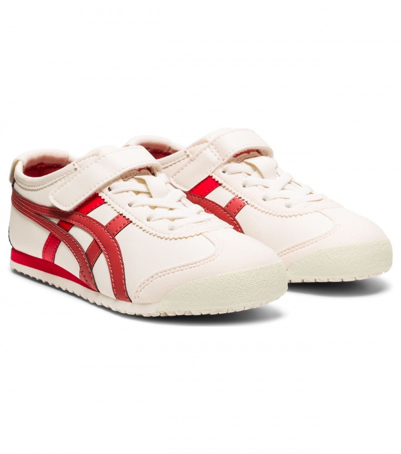 Kids' Onitsuka Tiger Mexico 66 Mexico 66 Cream / Red Dark Red | 82753-GBYV