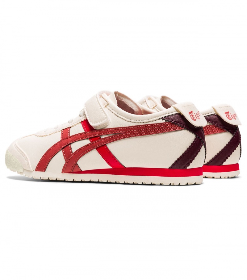 Kids' Onitsuka Tiger Mexico 66 Mexico 66 Cream / Red Dark Red | 82753-GBYV