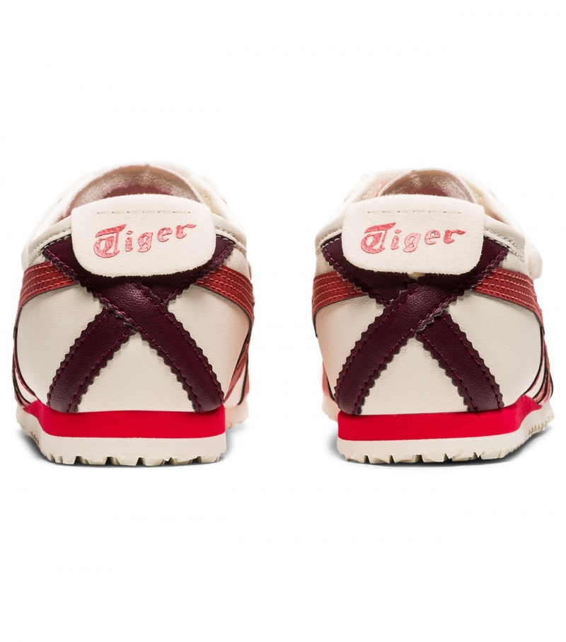 Kids' Onitsuka Tiger Mexico 66 Mexico 66 Cream / Red Dark Red | 82753-GBYV