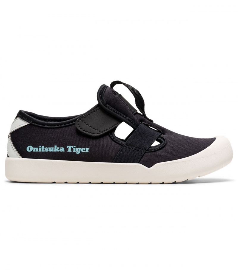 Kids\' Onitsuka Tiger Mexico 66 Sandal Mexico 66 Black | 21076-MYFW