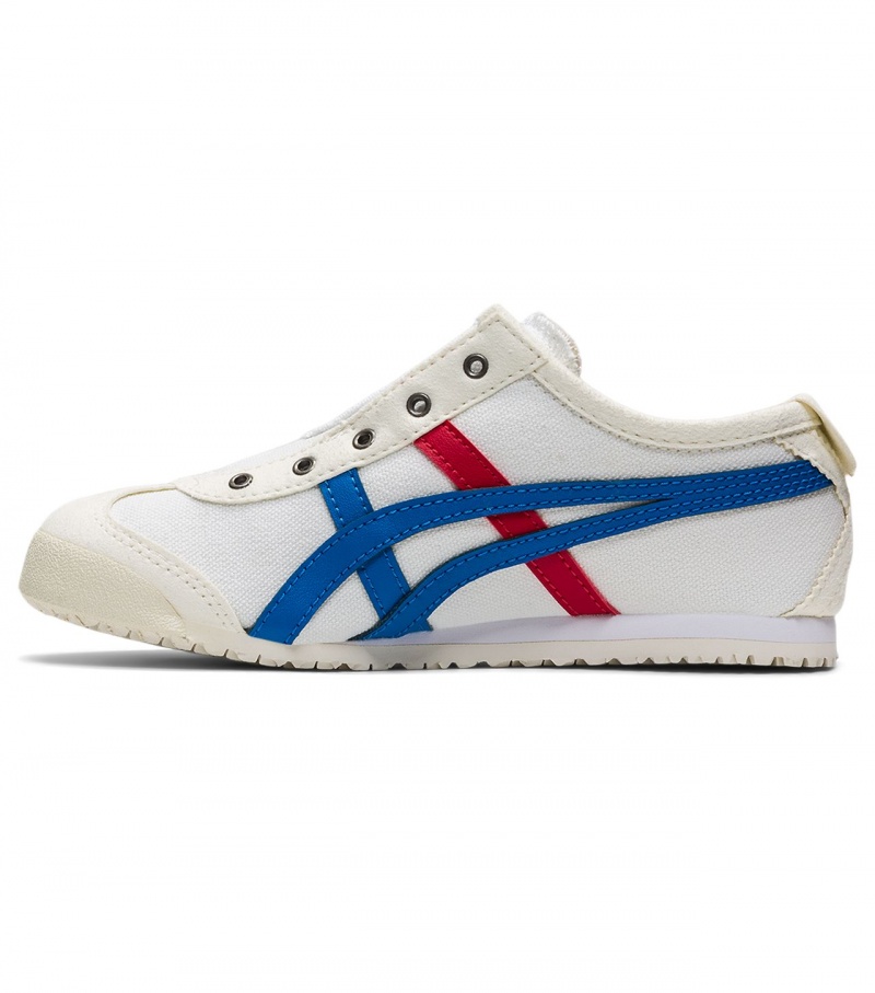 Kids' Onitsuka Tiger Mexico 66 Slip-On Mexico 66 White / Blue | 50913-TVOS