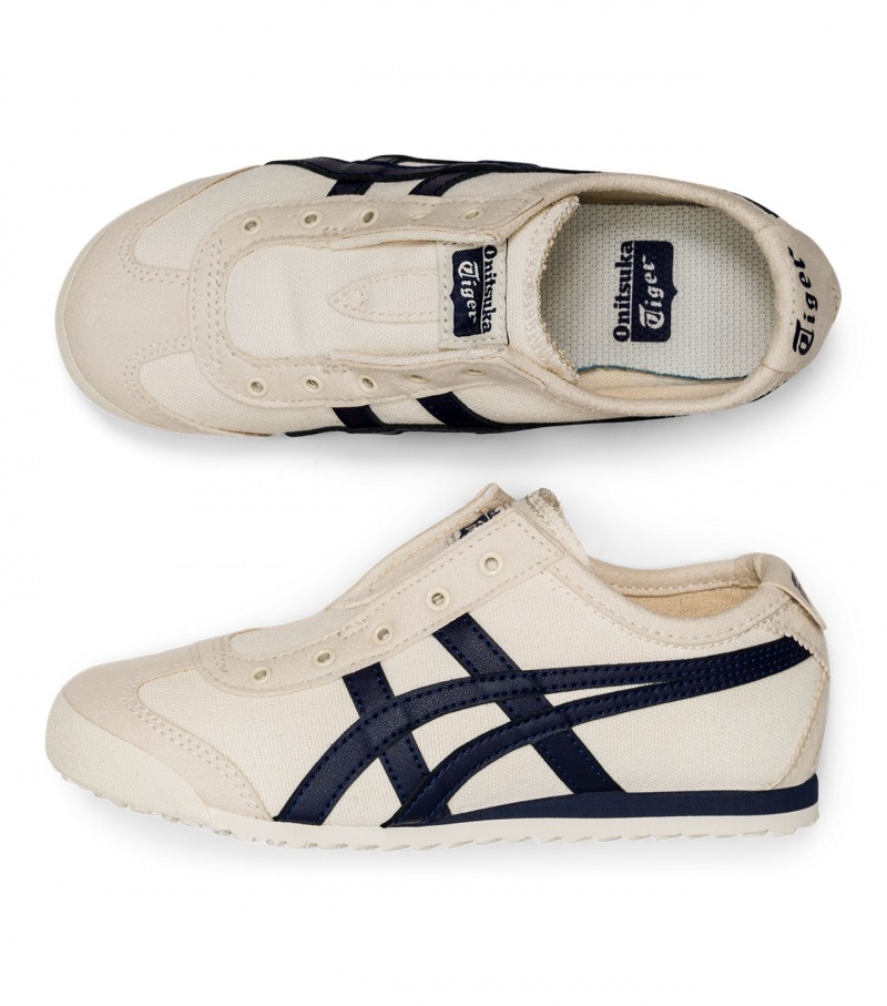 Kids' Onitsuka Tiger Mexico 66 Slip-On Mexico 66 White | 01532-RWBJ