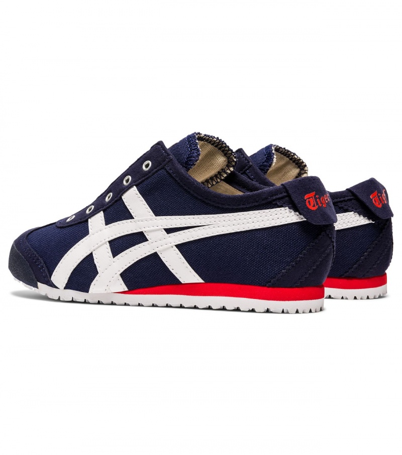 Kids' Onitsuka Tiger Mexico 66 Slip-On Mexico 66 Navy / White | 42083-SIJF