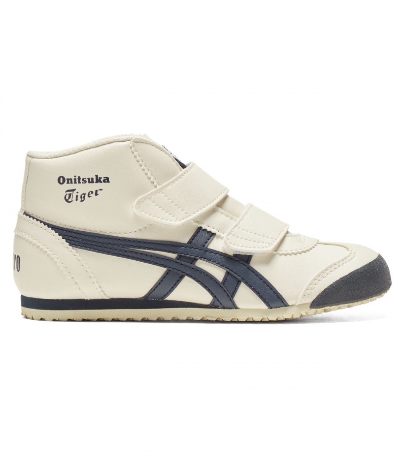 Kids\' Onitsuka Tiger Mexico Mid Runner High Tops White | 07136-CSKA