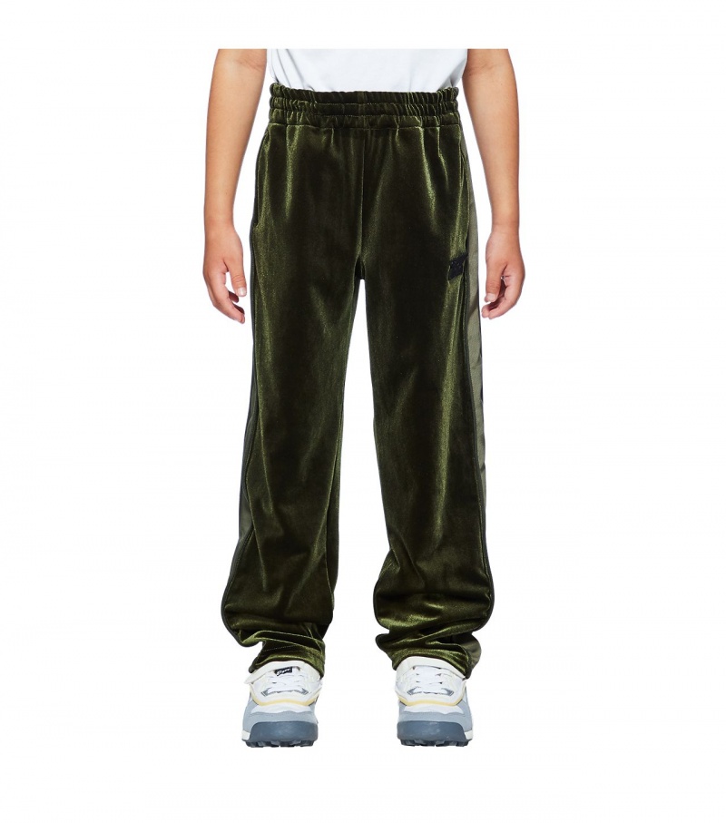 Kids' Onitsuka Tiger P Track Pants Khaki | 02314-BDMJ