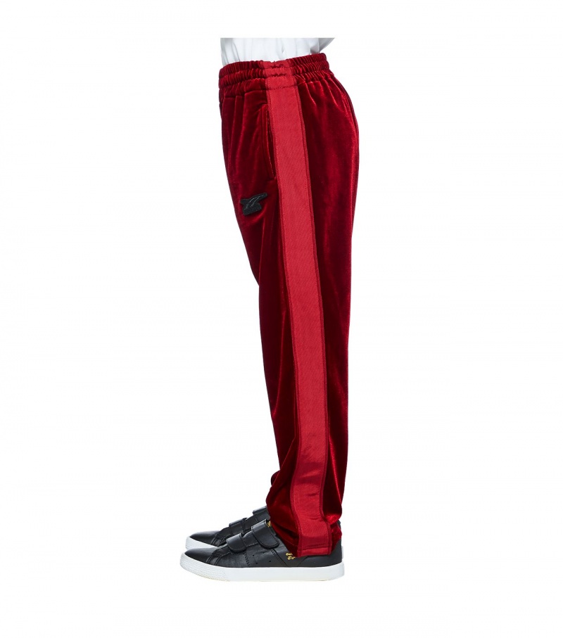 Kids' Onitsuka Tiger P Track Pants Red | 57193-WDXL