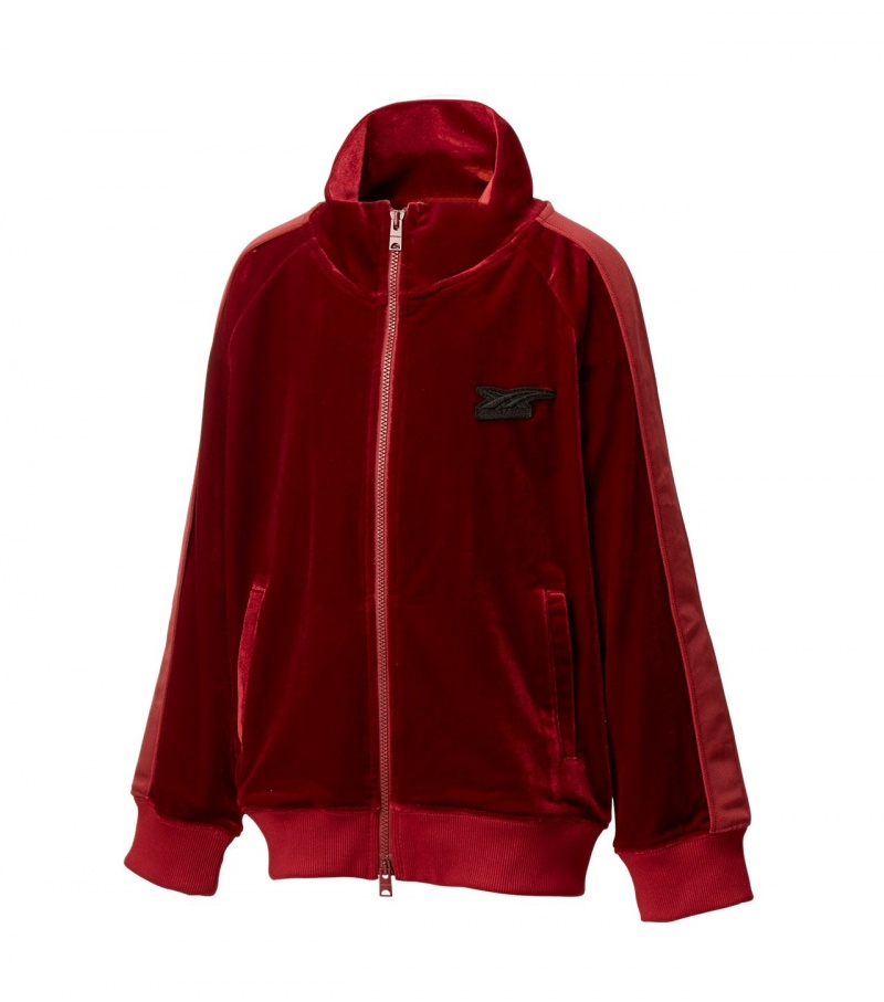 Kids' Onitsuka Tiger P Track Tops Red | 03297-YPDO