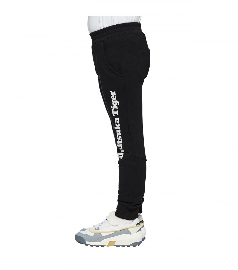 Kids' Onitsuka Tiger Pants Black | 26540-QNHK