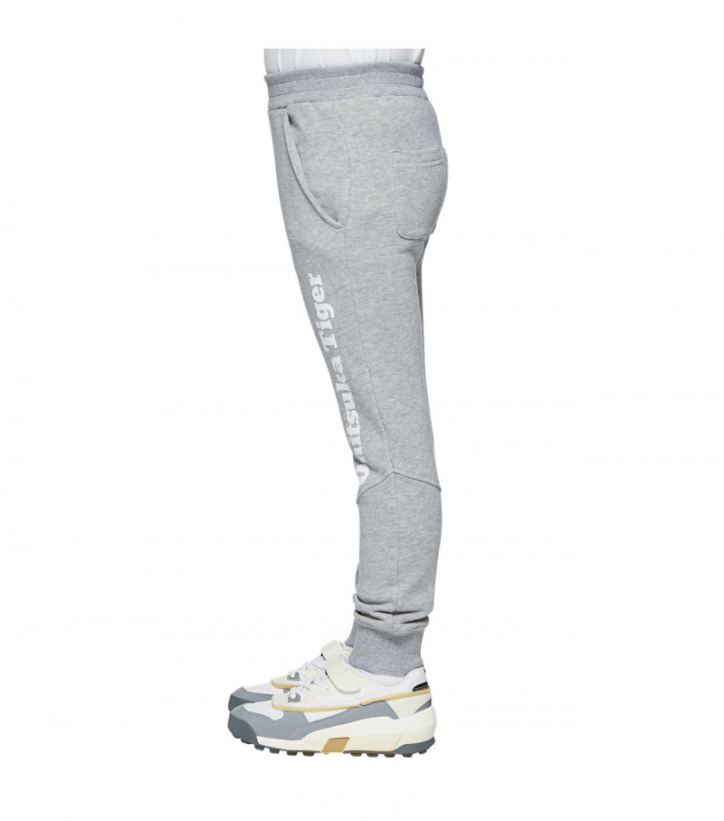 Kids' Onitsuka Tiger Pants Grey | 81049-ILQS