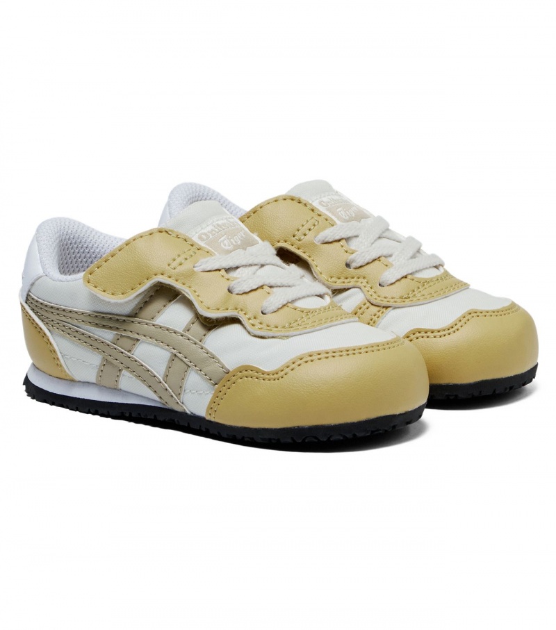 Kids' Onitsuka Tiger Serrano High Tops Cream | 15734-HRFB