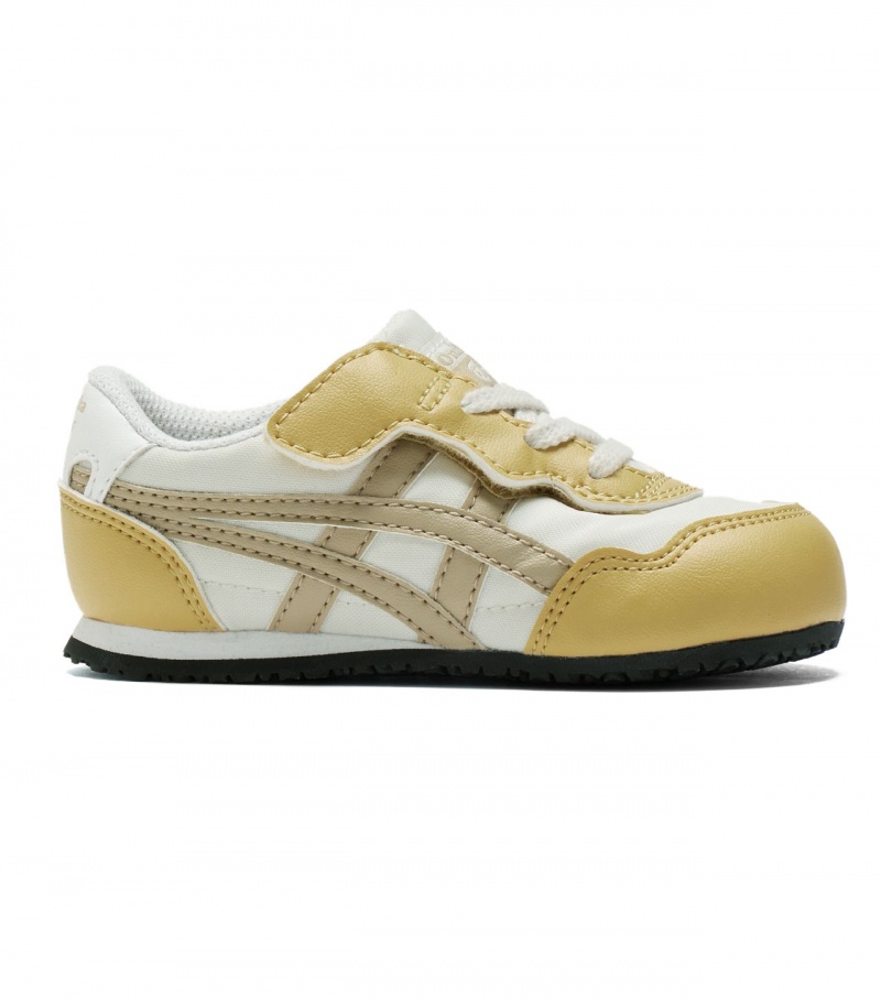 Kids\' Onitsuka Tiger Serrano High Tops Cream | 15734-HRFB