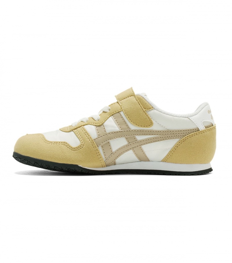 Kids' Onitsuka Tiger Serrano Sneakers Cream | 74532-NIFS