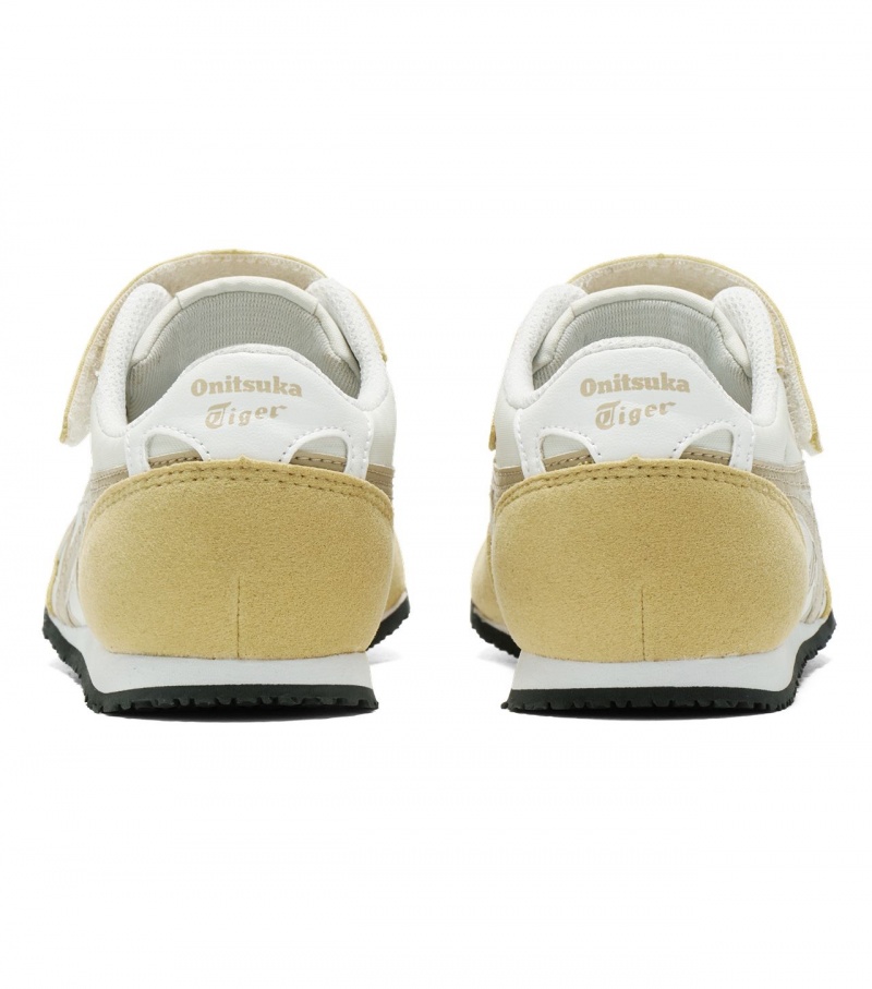 Kids' Onitsuka Tiger Serrano Sneakers Cream | 74532-NIFS