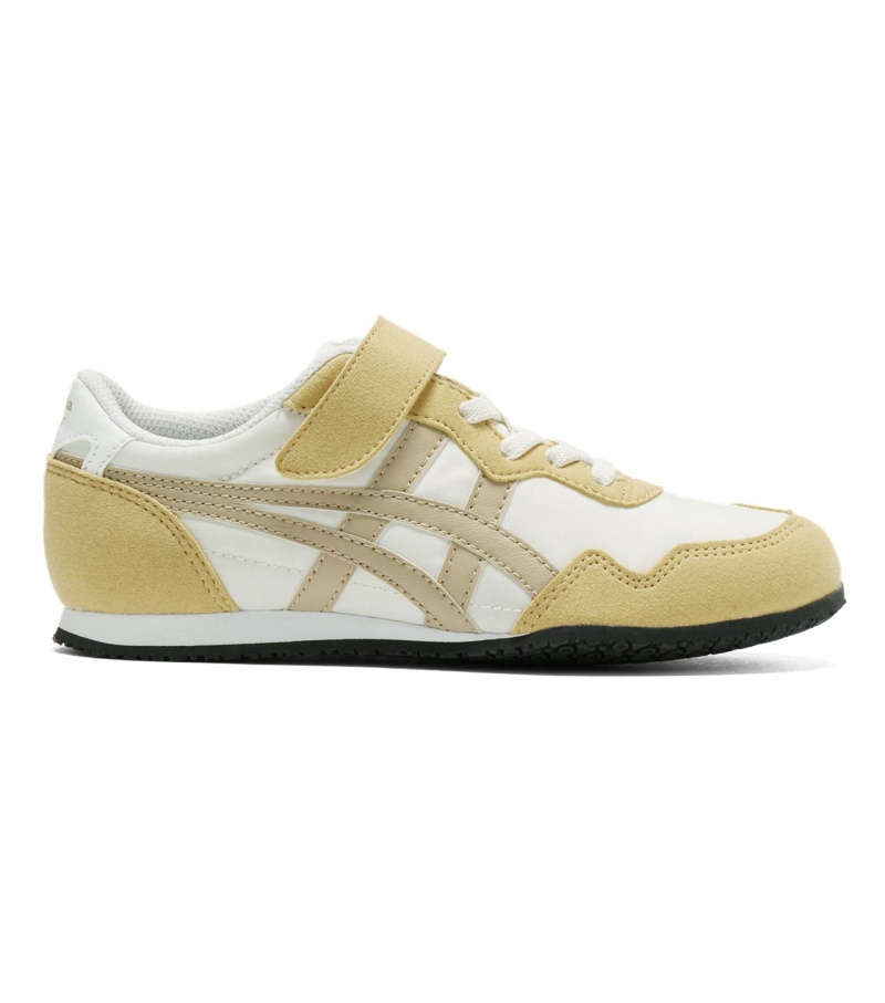 Kids\' Onitsuka Tiger Serrano Sneakers Cream | 74532-NIFS