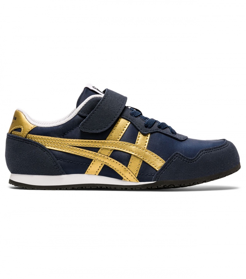 Kids\' Onitsuka Tiger Serrano Sneakers Gold | 80239-FKWV