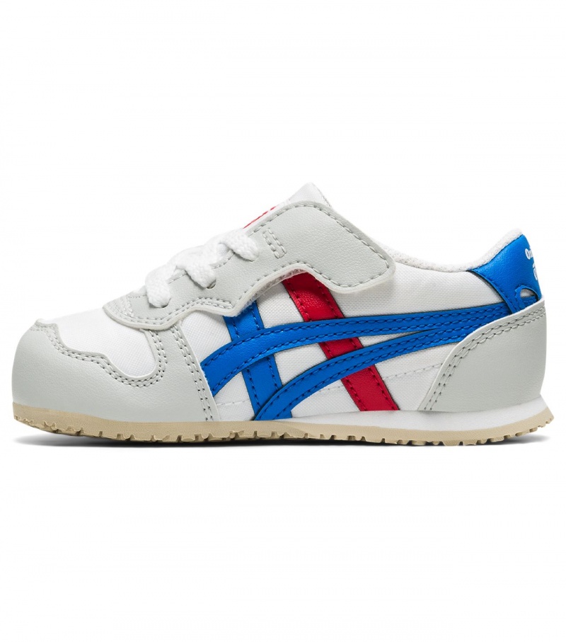 Kids' Onitsuka Tiger Serrano Sneakers White / Blue | 90471-QWBG