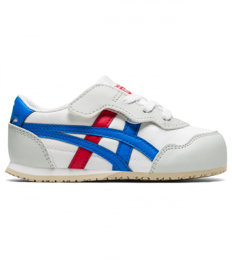 Kids\' Onitsuka Tiger Serrano Sneakers White / Blue | 90471-QWBG