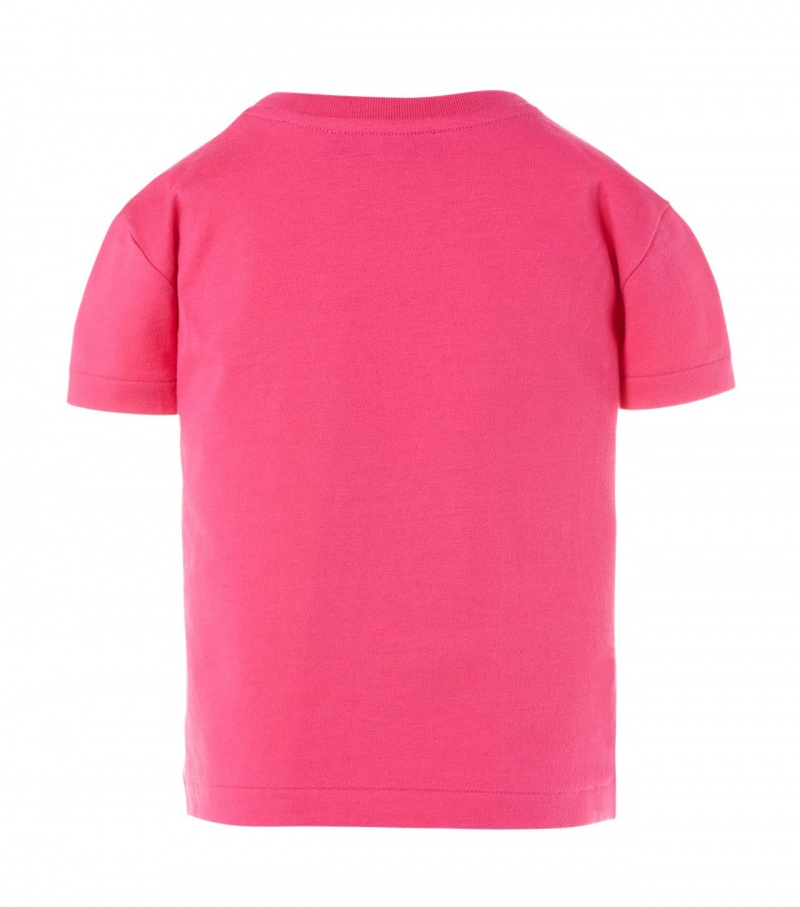 Kids' Onitsuka Tiger T Shirts Pink | 15379-UFSE