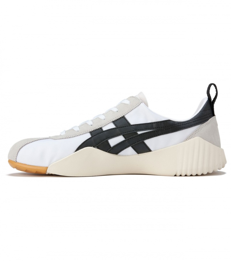 Men's Onitsuka Tiger Acromount Low Tops White / Black | 64083-XSDR