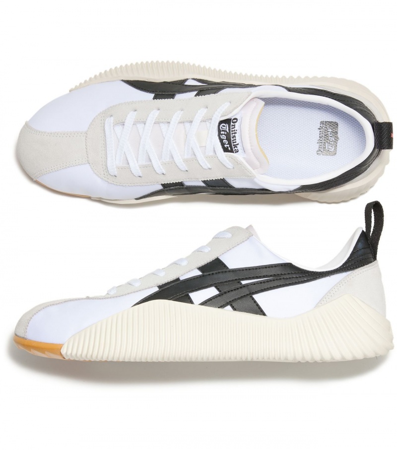 Men's Onitsuka Tiger Acromount Low Tops White / Black | 64083-XSDR