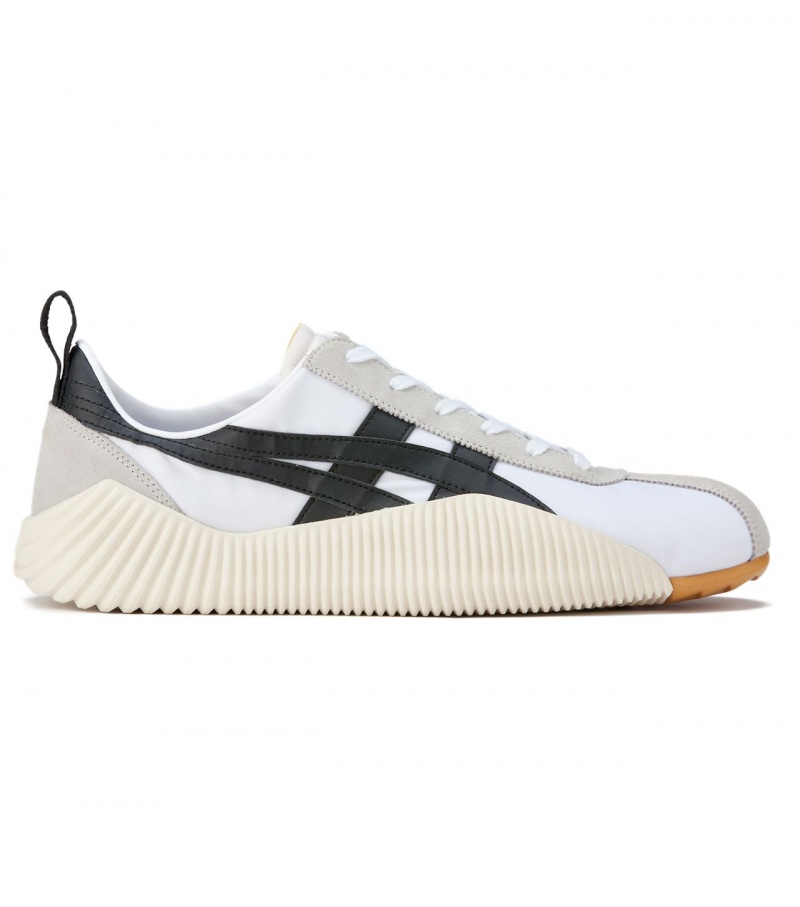 Men\'s Onitsuka Tiger Acromount Low Tops White / Black | 64083-XSDR