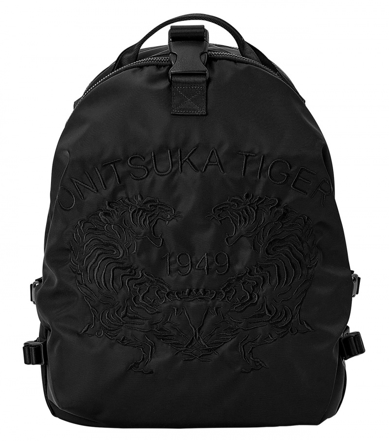 Men\'s Onitsuka Tiger Back Pack Bags Black | 98465-OMKF