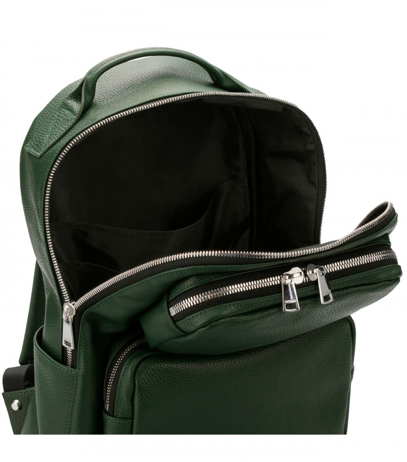 Men's Onitsuka Tiger Back Pack Bags Green | 05189-WNXC