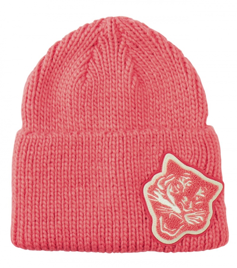 Men\'s Onitsuka Tiger Beanie Hats Pink | 84531-MZYE