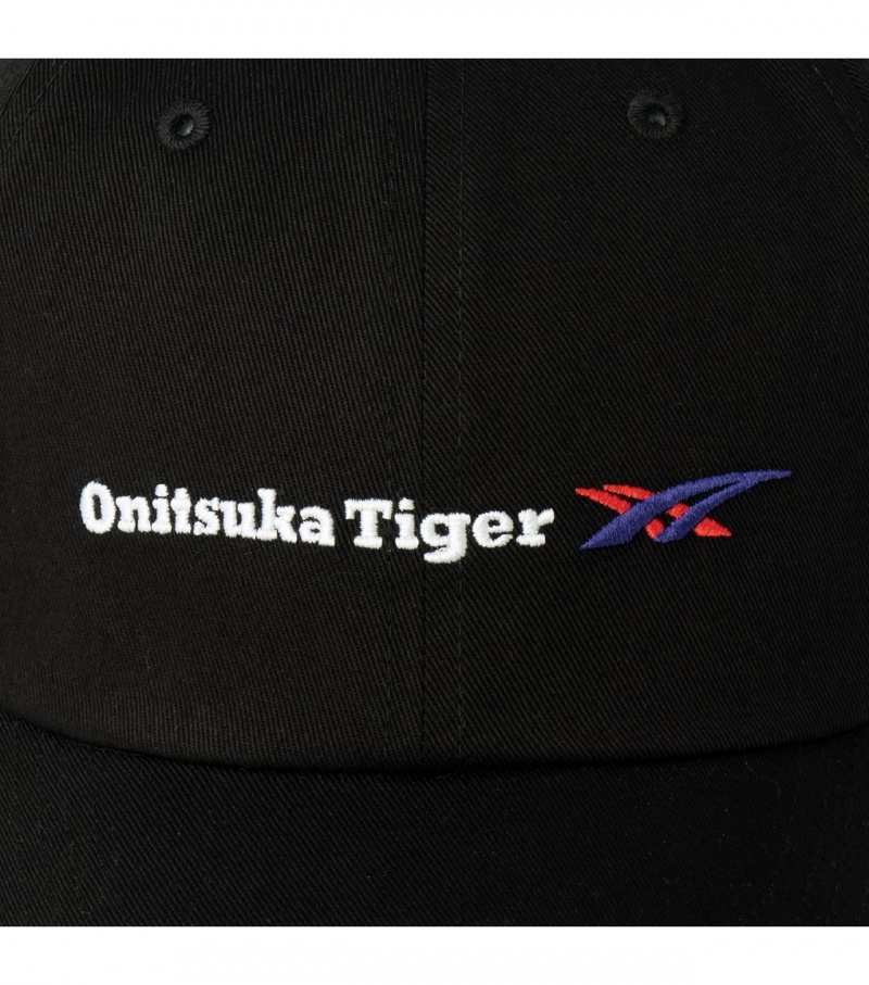 Men's Onitsuka Tiger Cap Hats Black | 23104-XRWB