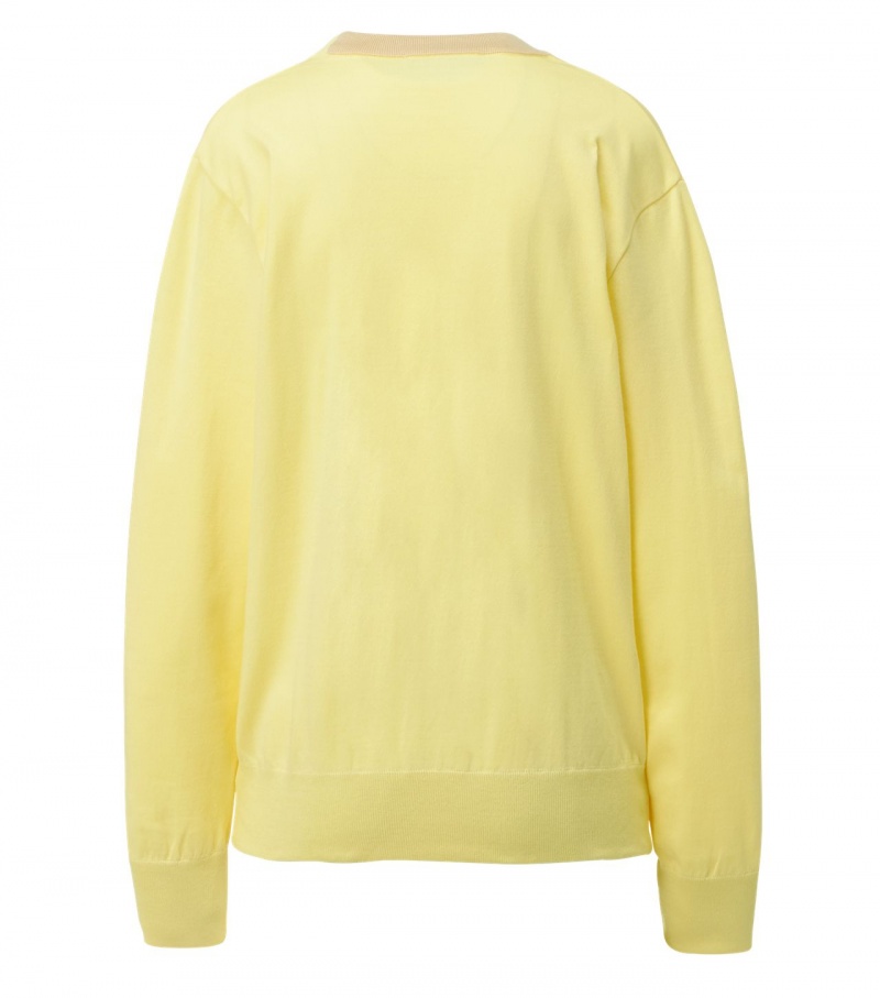 Men's Onitsuka Tiger Cardigan Light Yellow | 96320-OGJL