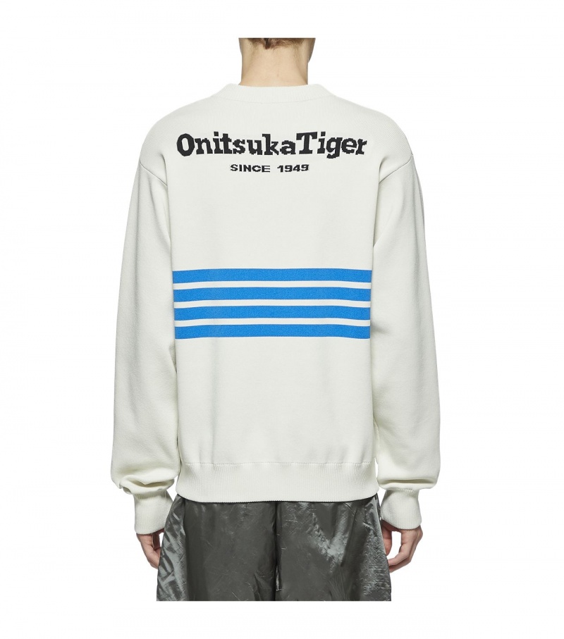 Men's Onitsuka Tiger Cardigan White | 39540-VSWD