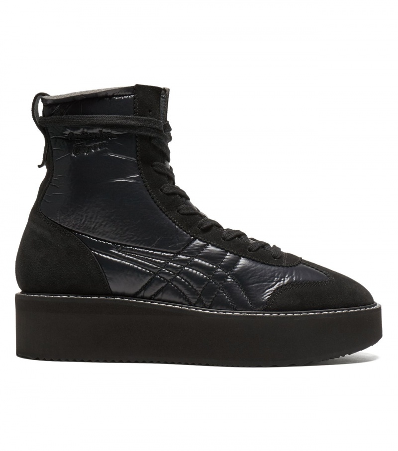 Men\'s Onitsuka Tiger Delegation Chunk Boot Boots Black | 74631-ZTKF