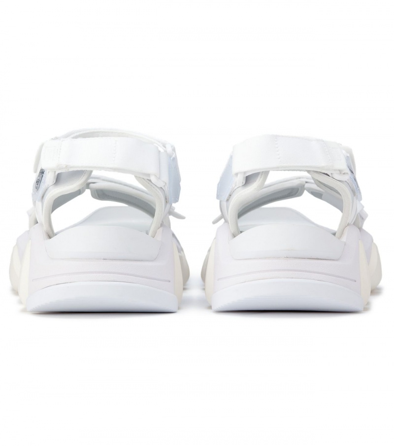 Men's Onitsuka Tiger Dentigre Strap Sandals White | 27539-BDLO