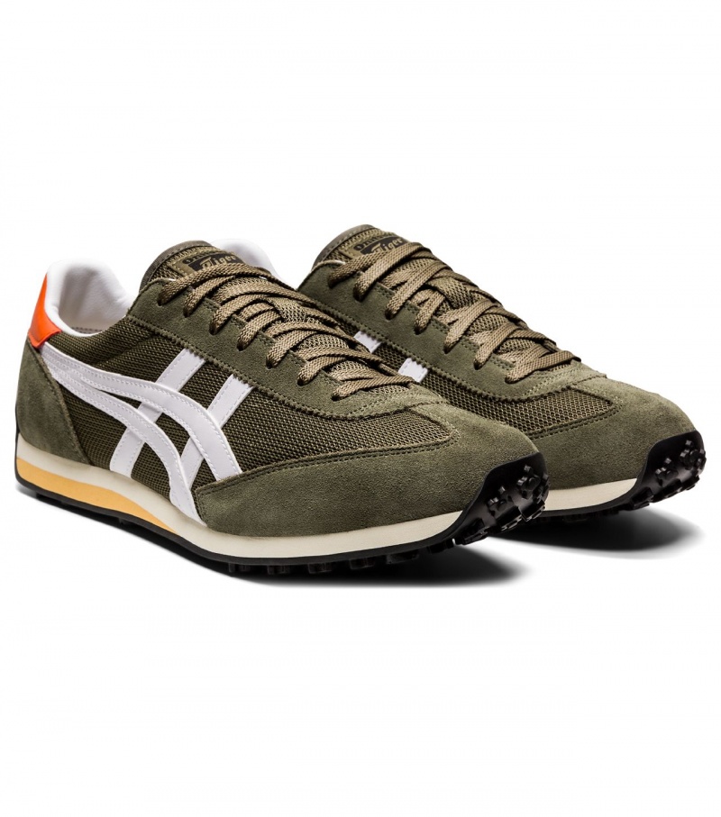 Men's Onitsuka Tiger Edr 78 Sneakers Green / White | 95670-ZSHT