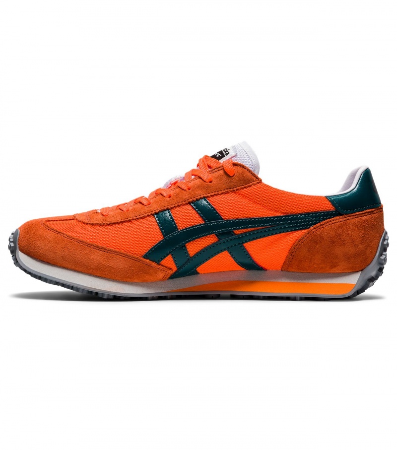 Men's Onitsuka Tiger Edr 78 Sneakers Orange / Deep Green | 67153-ABOL