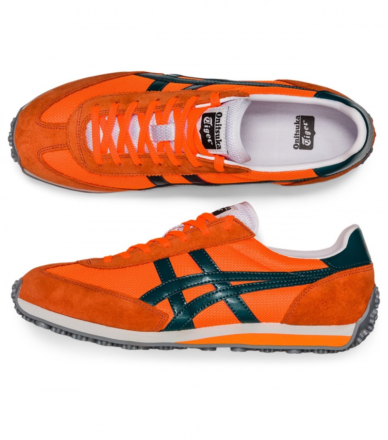 Men's Onitsuka Tiger Edr 78 Sneakers Orange / Deep Green | 67153-ABOL