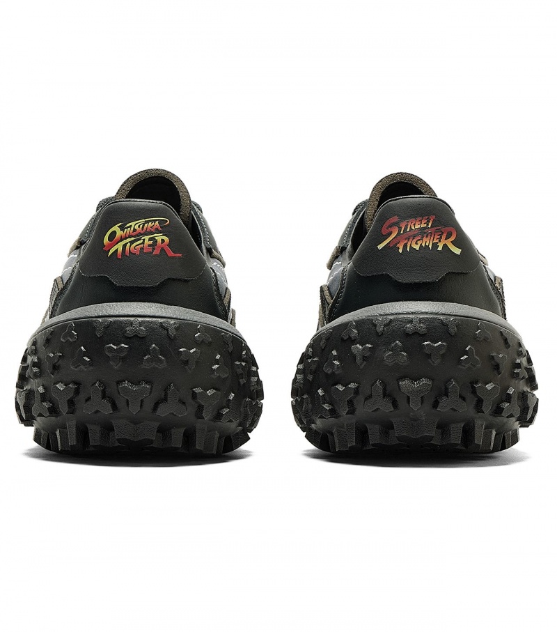 Men's Onitsuka Tiger Endactus Slip Ons Black | 80521-RGDF