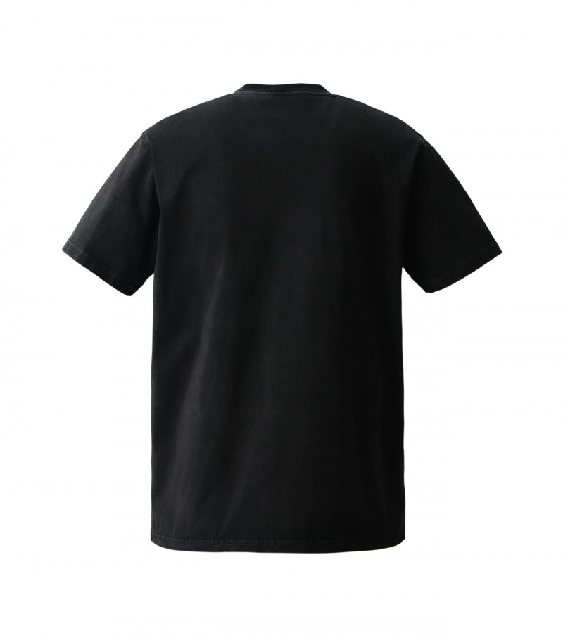 Men's Onitsuka Tiger Graphic T Shirts Black | 79468-WVBP