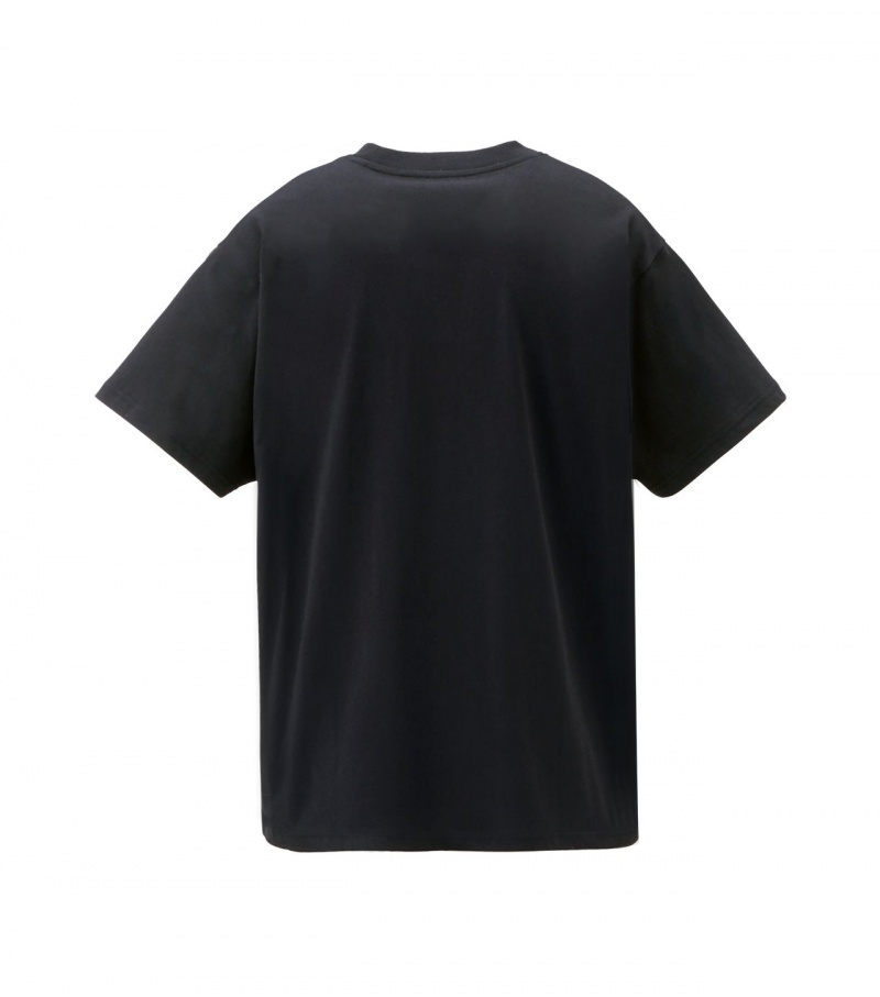 Men's Onitsuka Tiger Graphic T Shirts Black | 04532-KODQ