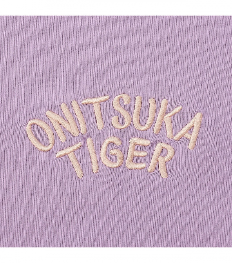 Men's Onitsuka Tiger Graphic T Shirts Lavender | 08951-WRGM