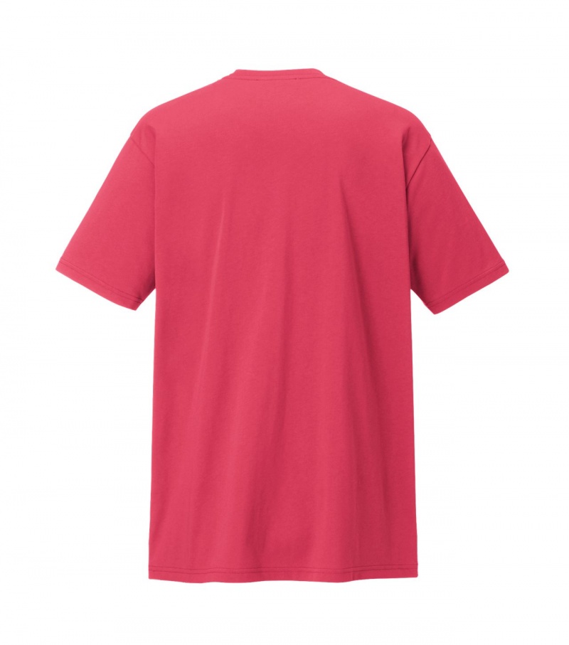 Men's Onitsuka Tiger Graphic T Shirts Pink | 18092-LGSA