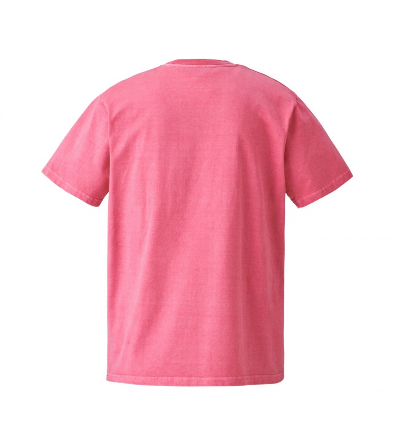 Men's Onitsuka Tiger Graphic T Shirts Pink | 79865-HPTY