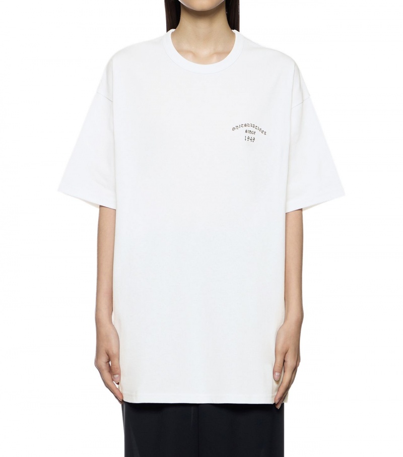 Men's Onitsuka Tiger Graphic T Shirts White | 08157-UFKS