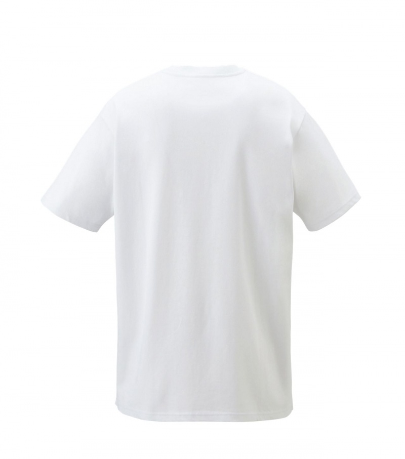 Men's Onitsuka Tiger Graphic T Shirts White | 50623-POES