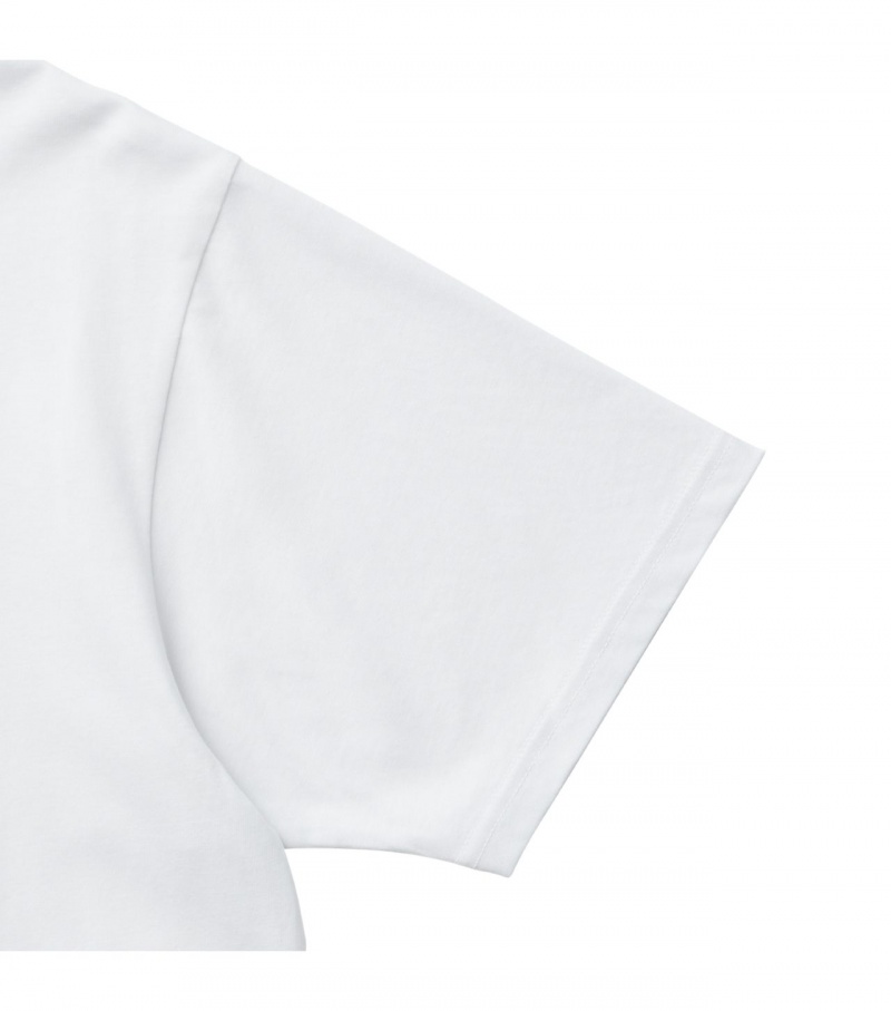 Men's Onitsuka Tiger Graphic T Shirts White | 02349-PGXZ