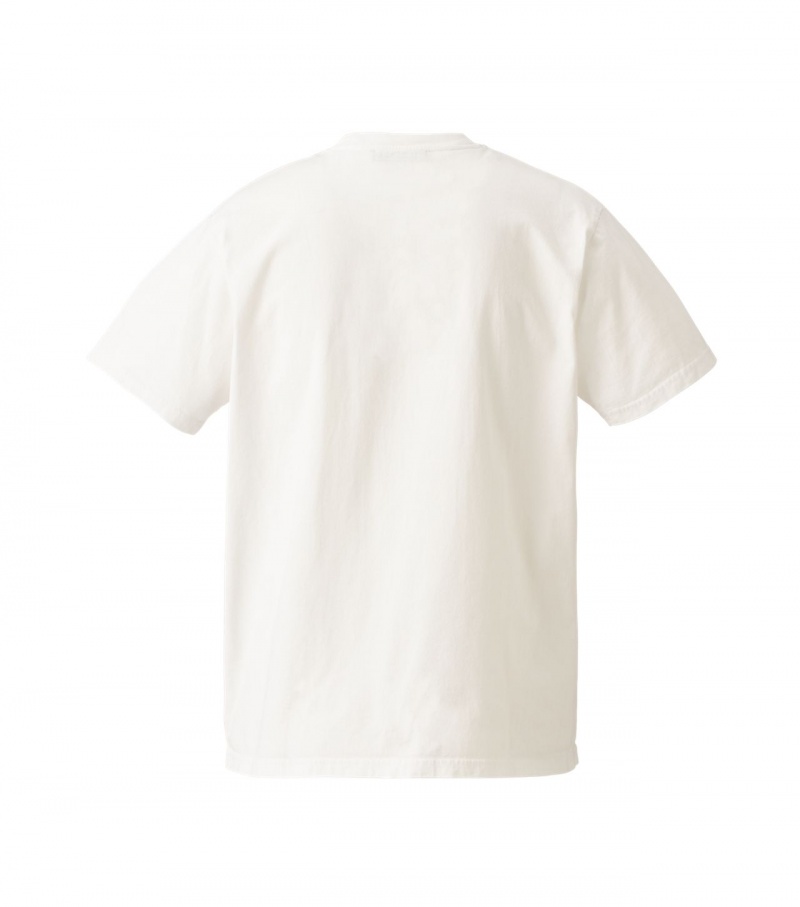 Men's Onitsuka Tiger Graphic T Shirts White | 10573-SBND